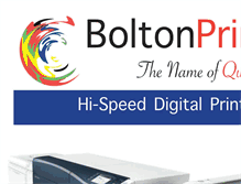 Tablet Screenshot of boltonprintcentre.com